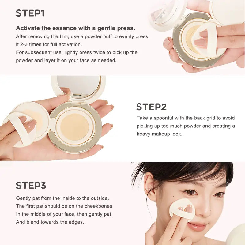 Judydoll Moisturizing Cushion Foundation 14g 橘朵小仙参干皮气垫粉底液粉霜遮瑕保湿不脱妆正品怼脸拍