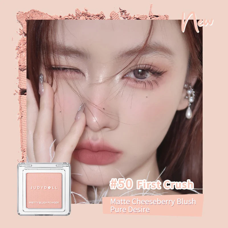 Judydoll Pretty Blush Powder 2g 橘朵单色腮红