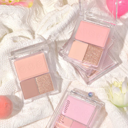 GOGOTALES Sweet Pink Diary Blush Eyeshadow Palette 11.5g 戈戈舞甜粉日記腮紅眼影盤