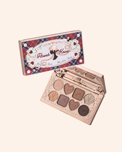 Flower Knows Chocolate Wonder-Shop Eight-Color Eyeshadow Palette 10g 花知晓巧克力八色眼影