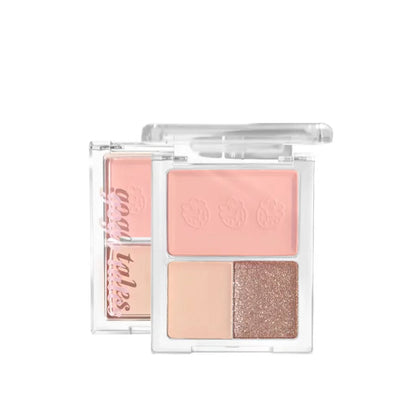 GOGOTALES Sweet Pink Diary Blush Eyeshadow Palette 11.5g 戈戈舞甜粉日記腮紅眼影盤