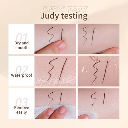 Judydoll Ultra-Fine Liquid Eyeliner  0.4g 橘朵眼线液笔极细防水不晕染持久棕色点痣