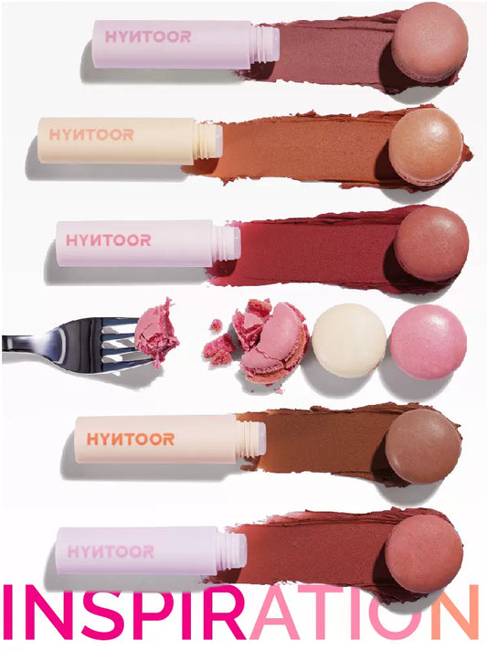 HYNTOOR Macaron Lipstick Mud 3.5g 黑兔马卡龙粉感唇泥