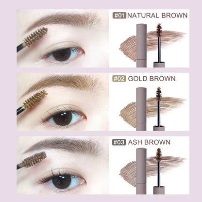 Judydoll 2 IN 1 Eyebrow Mascara 2.5g 橘朵持妆自然染眉膏浅色自然持久防水持妆野生眉棕