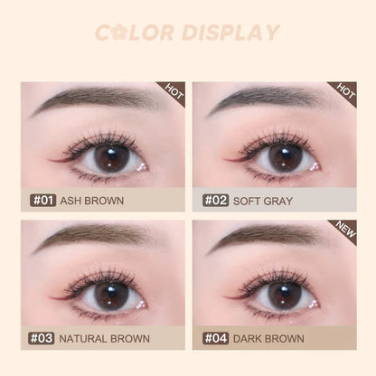 Judydoll Skinny Triangular-Shaped Eyebrow Pencil 橘朵眉笔柔焦雾感塑型三角眉笔深棕色自然网红极细眉笔防水持久不脱色双头野生眉