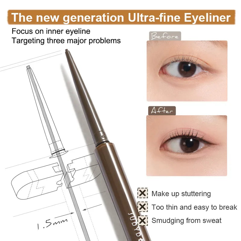 Judydoll Ultra-fine Eyeliner Gel Pen 55mg 橘朵极细眼线胶笔防水不晕染防汗新手初学