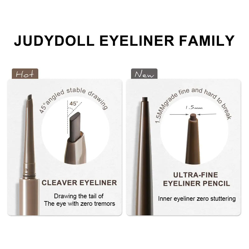 Judydoll Ultra-fine Eyeliner Gel Pen 55mg 橘朵极细眼线胶笔防水不晕染防汗新手初学