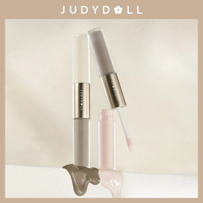 Judydoll Highlighter & Contour Duo 4.8g 橘朵修容cp！双头高光修容液体棒面部提亮鼻影侧影二合一