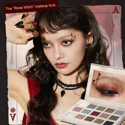 Judydoll Halloween 15 Shades & 20 Shades Eyeshadow 16g 橘朵万圣节限定十五色眼影盘玫瑰哑光显色大地色二十色火烧云盘