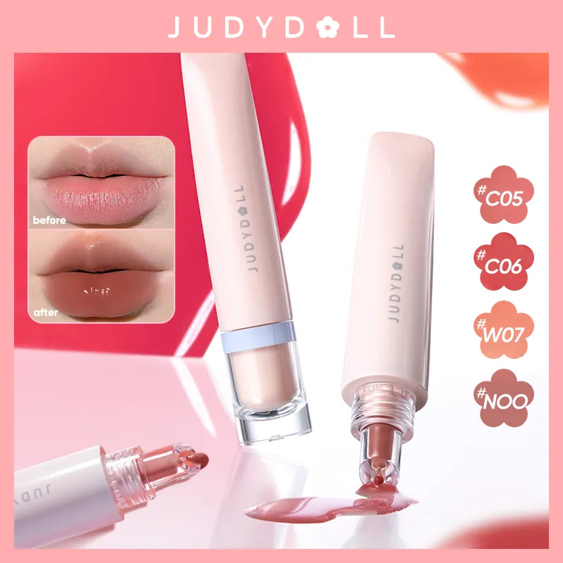 Judydoll Sweety Lip Jelly保濕10ml 橘朵護唇凍奶欲白開水保濕滋潤口紅女唇膏玻璃唇釉升級款精華液保濕水潤唇釉鏡面唇蜜潤唇唇膏