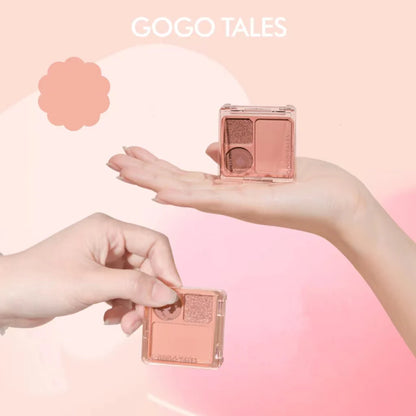 GOGOTALES Three Color Small Eye Shadow Palette 4g 戈戈舞小口袋腮红三色眼影盘