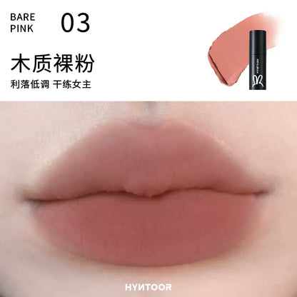 HYNTOOR Little Black Tube Lip Mud 2.2g 黑兔小黑管唇泥