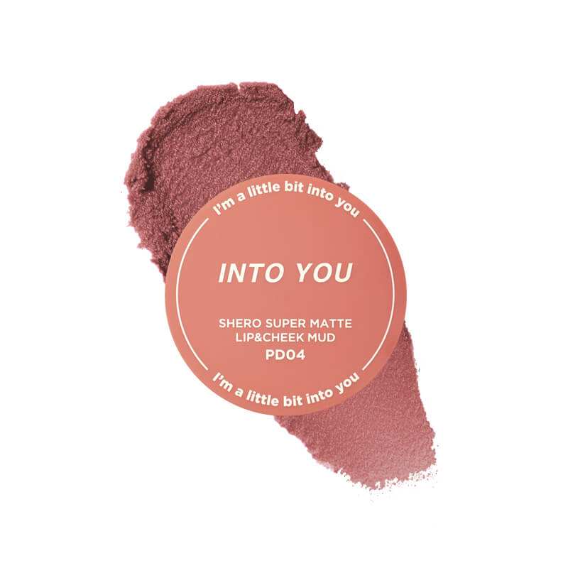 INTO YOU Canned Lip & Cheek Mud With Brush 5g 心慕与你罐装致雾唇泥