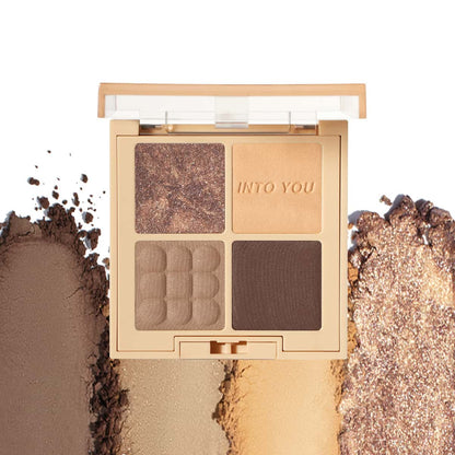 INTO YOU Daily Life Eyeshadow Palette 4g 心慕与你四事烟火四色眼影盘