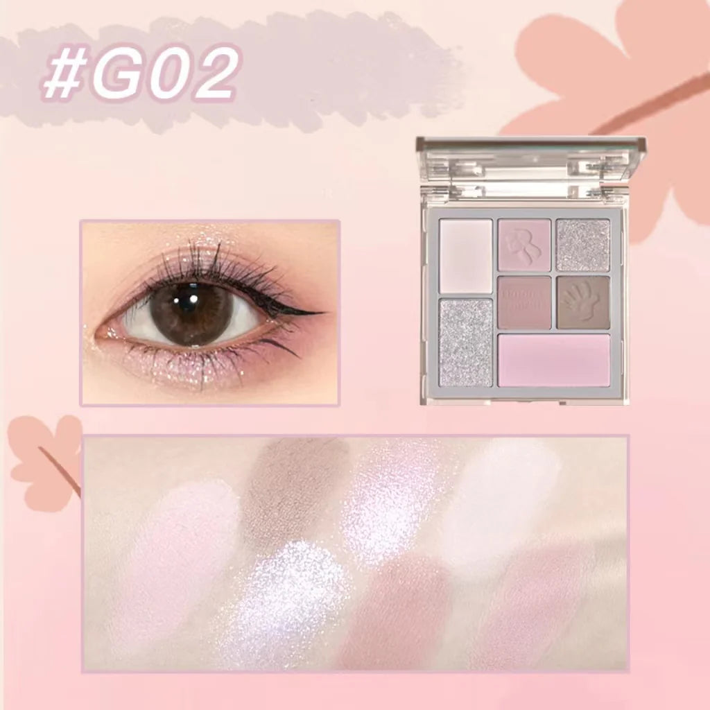 GOGOTALES Seven Color Eye Shadow Palette 9.9g 戈戈舞私语集册七色眼影盘