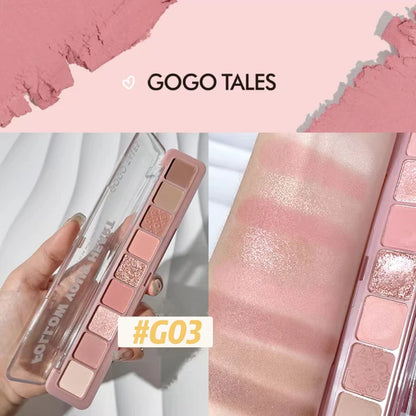 GOGOTALES Powder Mist Ruler Eyeshadow Palette 8.1g 戈戈舞粉雾尺子眼影盘