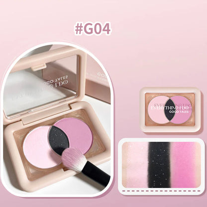 GOGOTALES Glitter Eyeshadow Palette4.5g戈戈舞小方盒眼影盘