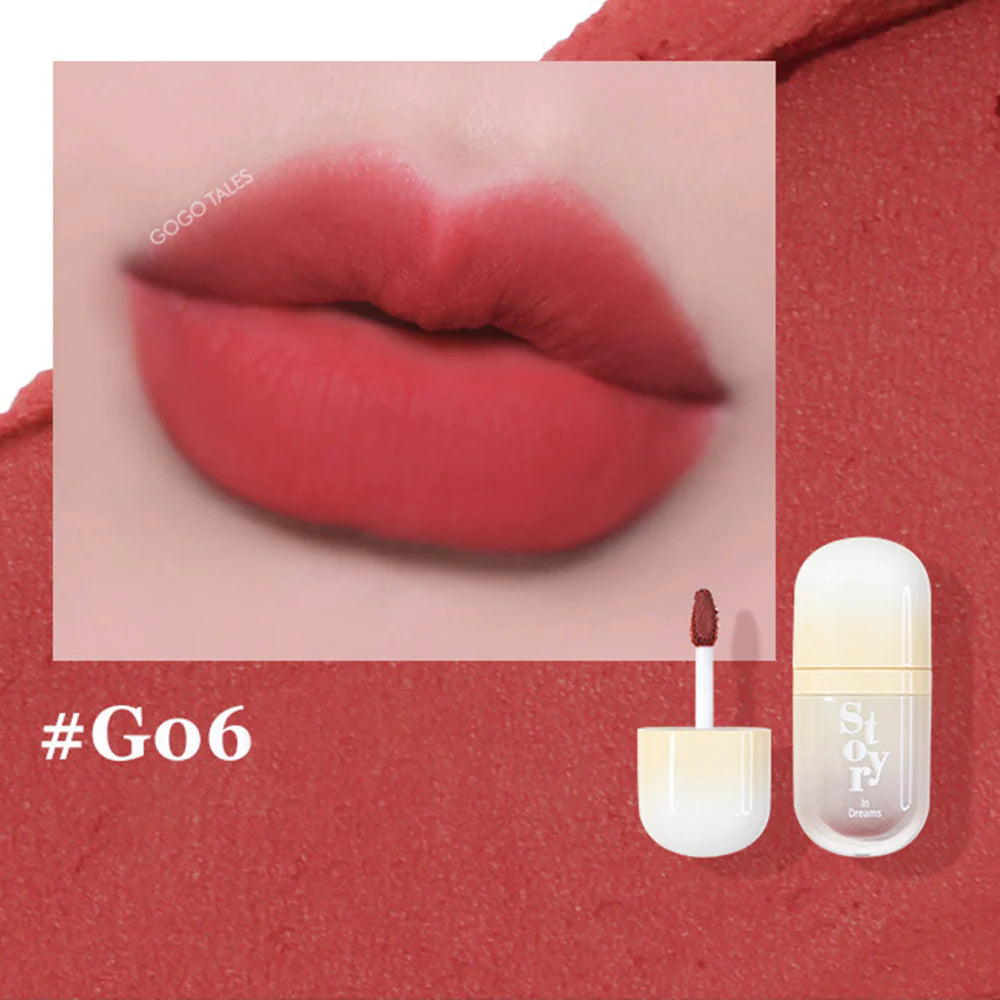 GOGOTALES Streamer Lipstick 5.4g 戈戈舞小胖丁粉纱失焦唇泥