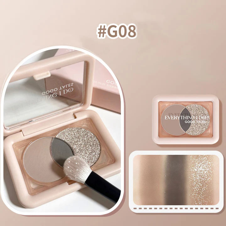 GOGOTALES Glitter Eyeshadow Palette4.5g戈戈舞小方盒眼影盘