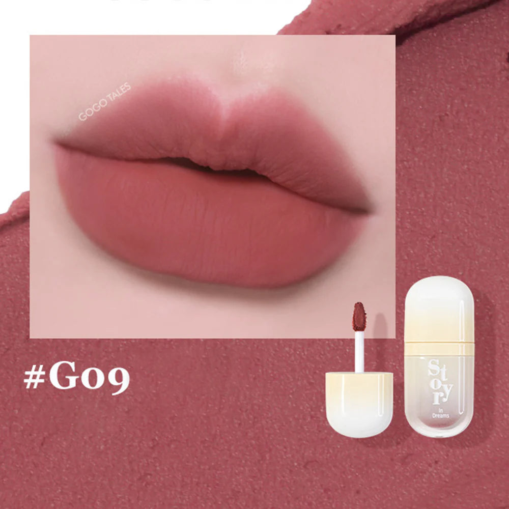 GOGOTALES Streamer Lipstick 5.4g 戈戈舞小胖丁粉纱失焦唇泥