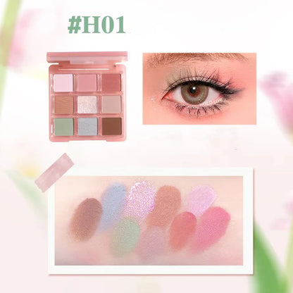 HOLD LIVE Pink Ripple Eyeshadow Palette 13.5g 候爱粉醺波纹眼影盘