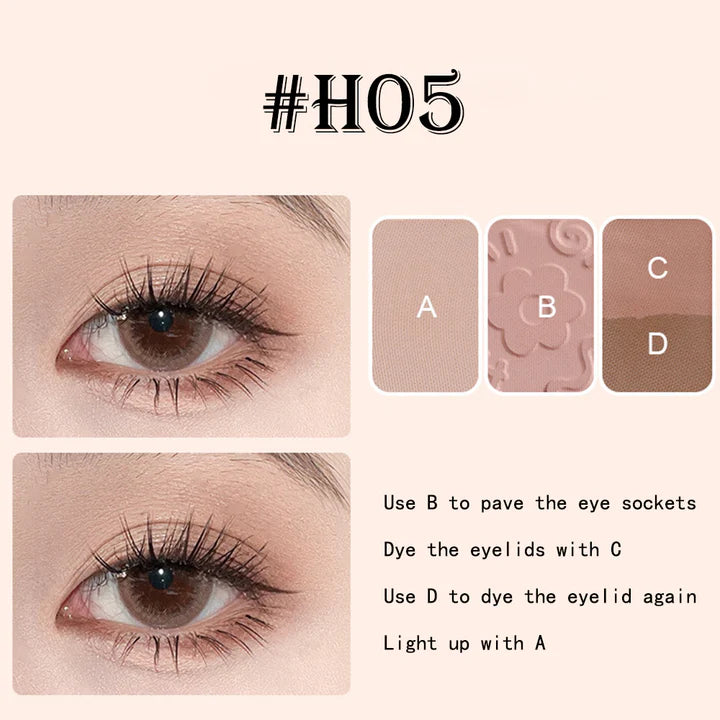 HOLD LIVE Pocket Black Rose Eyeshadow4.8g 候爱口袋秘密眼影盘