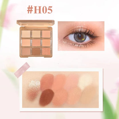 HOLD LIVE Pink Ripple Eyeshadow Palette 13.5g 候爱粉醺波纹眼影盘