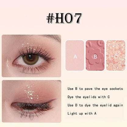 HOLD LIVE Pocket Black Rose Eyeshadow4.8g 候爱口袋秘密眼影盘