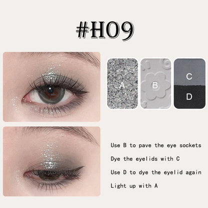 HOLD LIVE Pocket Black Rose Eyeshadow4.8g 候爱口袋秘密眼影盘