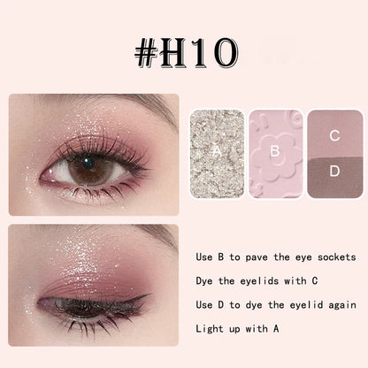 HOLD LIVE Pocket Black Rose Eyeshadow4.8g 候爱口袋秘密眼影盘