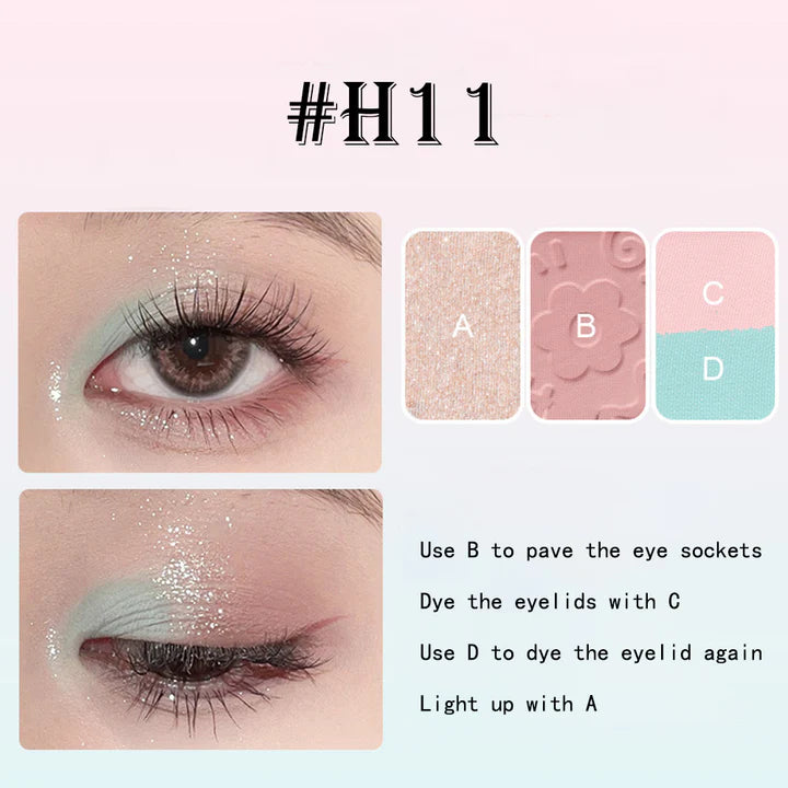 HOLD LIVE Pocket Black Rose Eyeshadow4.8g 候爱口袋秘密眼影盘