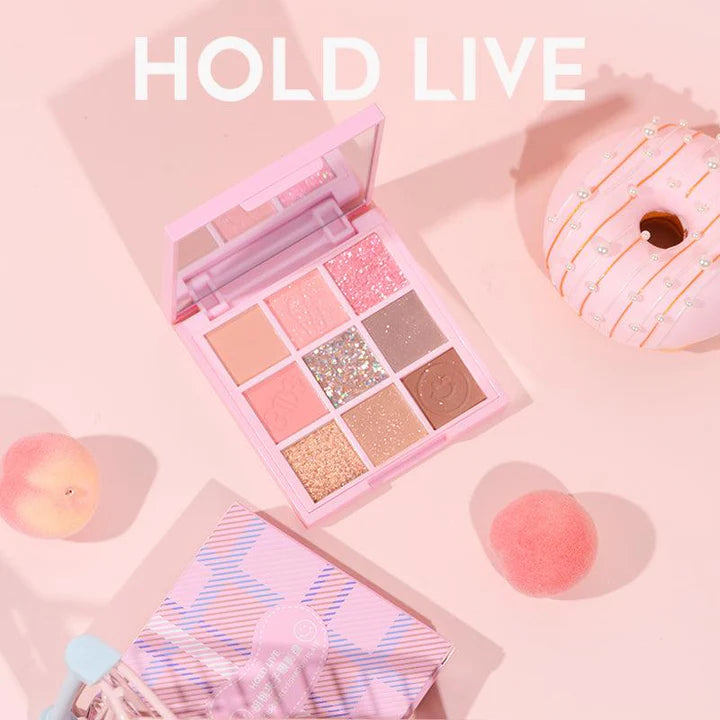 HOLD LIVE Vitality Pink Lattic Eyeshadow Palette 11g 候爱元气粉格眼影盘