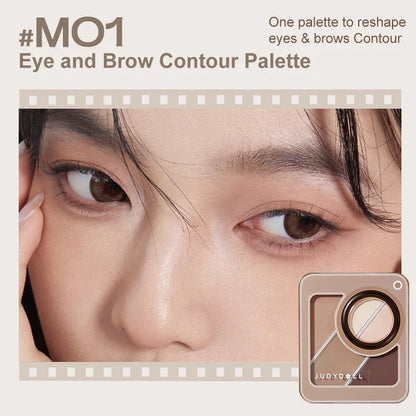 Judydoll 5 Shades Eyebrow Detail Palette  3.6g 橘朵拍立得五色眼影盘眉粉修容高光卧蚕一体大地色哑光眼影