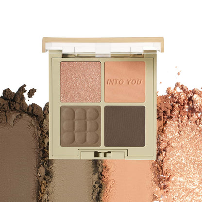 INTO YOU Daily Life Eyeshadow Palette 4g 心慕与你四事烟火四色眼影盘