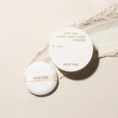 INTO YOU Fluffy Mist Loose Powder 7g 心慕與你絨絨透霧定格散粉