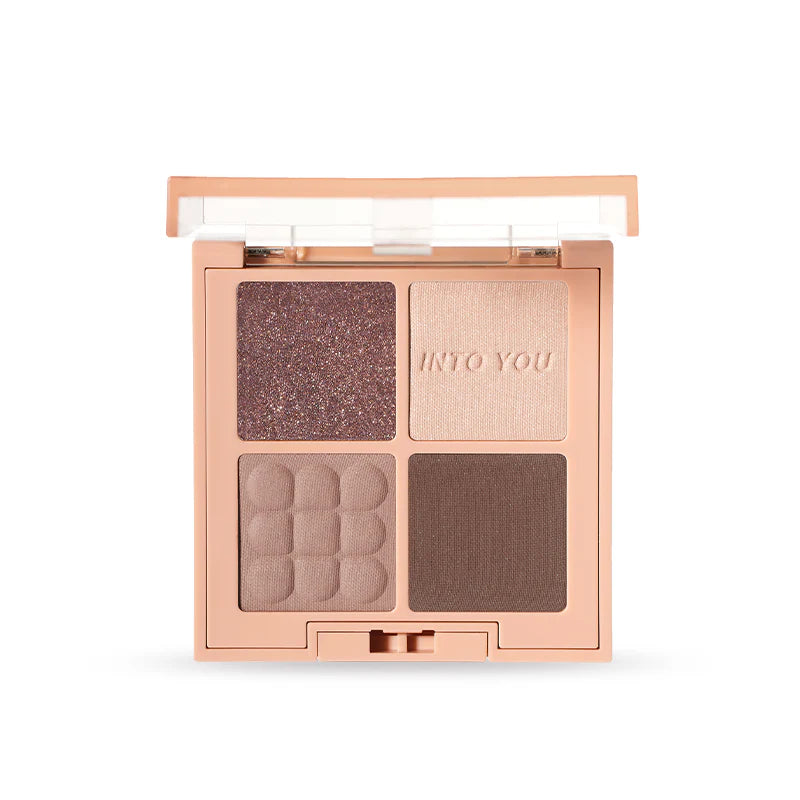 INTO YOU Daily Life Eyeshadow Palette 4g 心慕与你四事烟火四色眼影盘