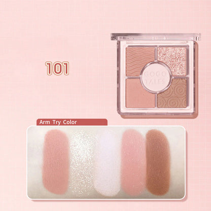 GOGOTALES Pocket Magic Eyeshadow Palette 8.2g 戈戈舞五色口袋魔法眼影盤