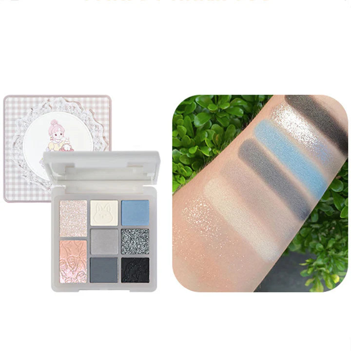 GOGOTALES Princess Matte Pearlescent Eyeshadow Palette11.5g 戈戈舞森系公主眼影盘