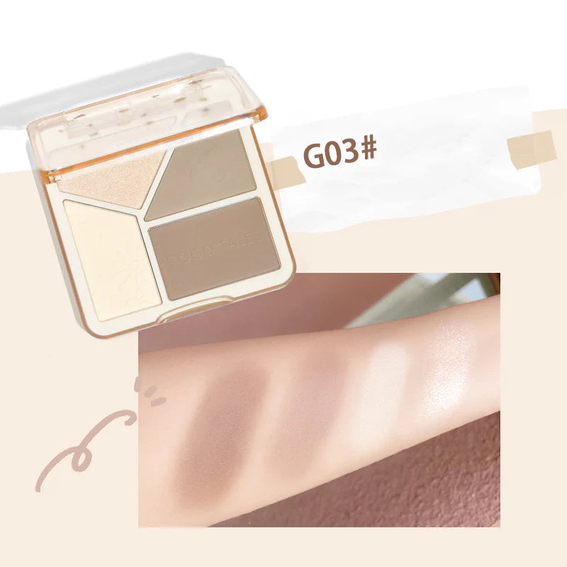 GOGOTALES Highlight Contouring Palette 13.5g 光影无痕高光修容盘