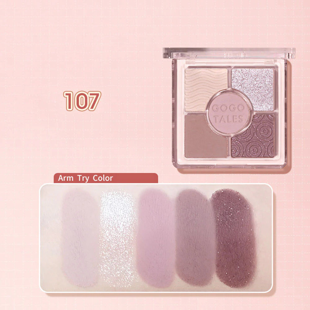 GOGOTALES Pocket Magic Eyeshadow Palette 8.2g 戈戈舞五色口袋魔法眼影盤