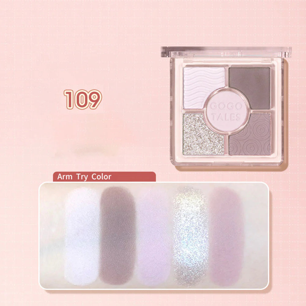 GOGOTALES Pocket Magic Eyeshadow Palette 8.2g 戈戈舞五色口袋魔法眼影盤