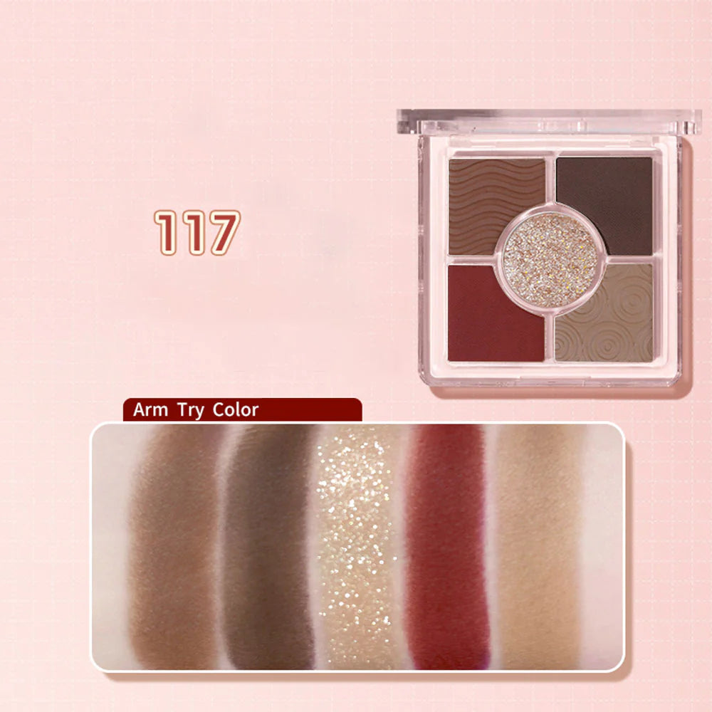 GOGOTALES Pocket Magic Eyeshadow Palette 8.2g 戈戈舞五色口袋魔法眼影盤