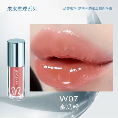 HYNTOOR Whimsical Planet Watery Lip Gloss 2g 黑兔异想星球唇蜜