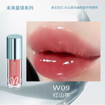 HYNTOOR Whimsical Planet Watery Lip Gloss 2g 黑兔异想星球唇蜜