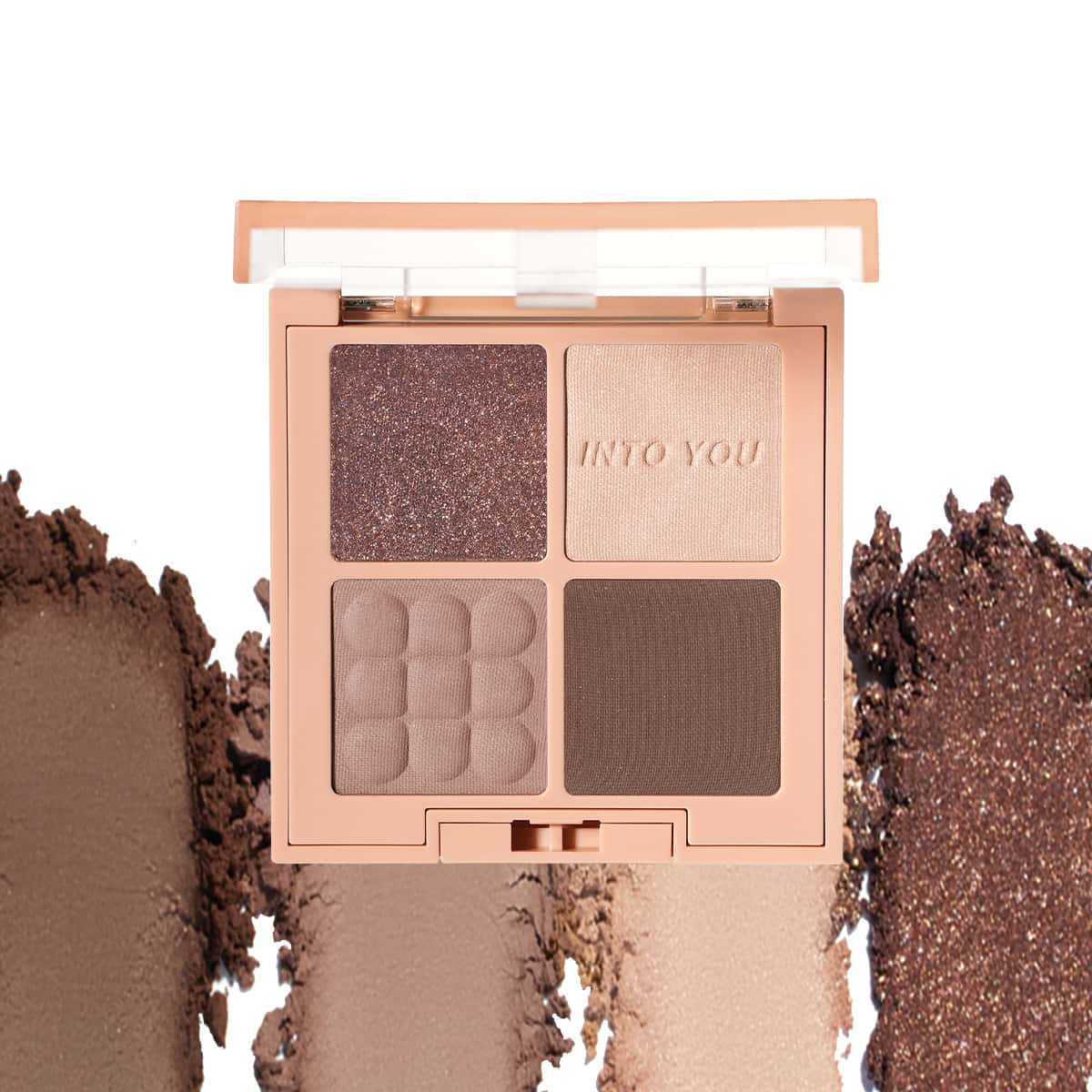 INTO YOU Daily Life Eyeshadow Palette 4g 心慕与你四事烟火四色眼影盘