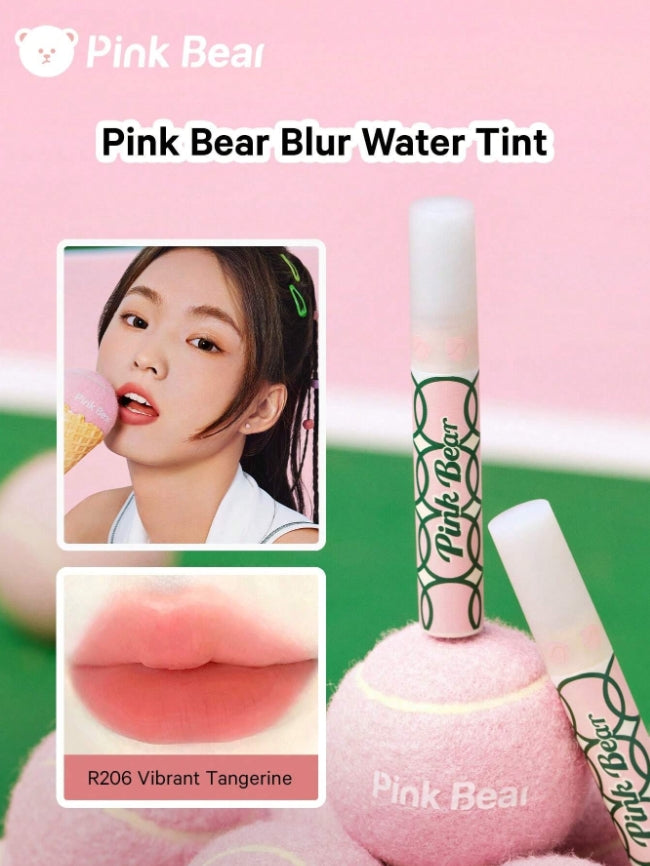 Pink Bear Blur Water Tint 2g 皮可熊网球水雾唇釉