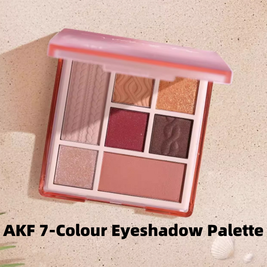 AKF 7-Colour Comprehensive Eyeshadow Palette 9g AKF七色综合眼影盘