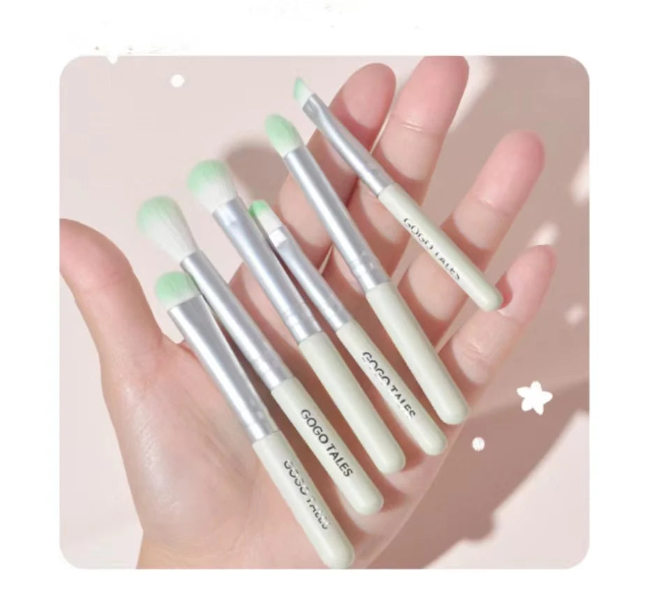 GOGOTALES Eye shadow brush 6 pics 戈戈舞掌心萌物小套刷6支眼影刷组合