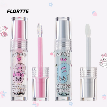 Flortte Esther Bunny Lip Serum 2.7g 花洛莉亚BUNNY联名唇部精华蜜唇油唇彩唇蜜落利亚叠涂唇釉