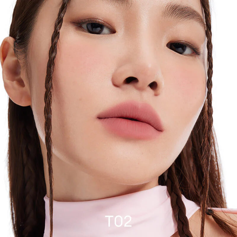 INTO YOU Barreled Matte Lip &amp; Cheek Mud With Brush 6g 心慕與你唇頰兩用桶裝唇泥塗鴉風大克數